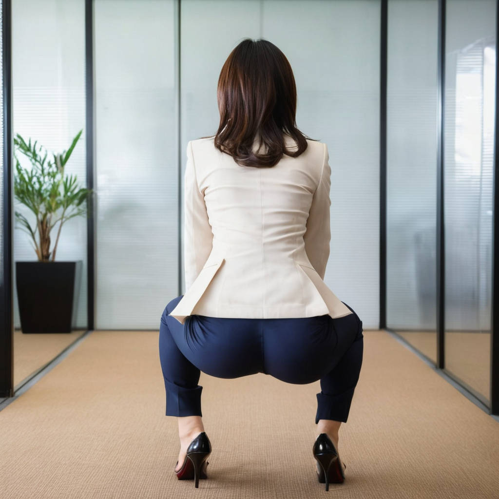 hot ass squatting down deeply13