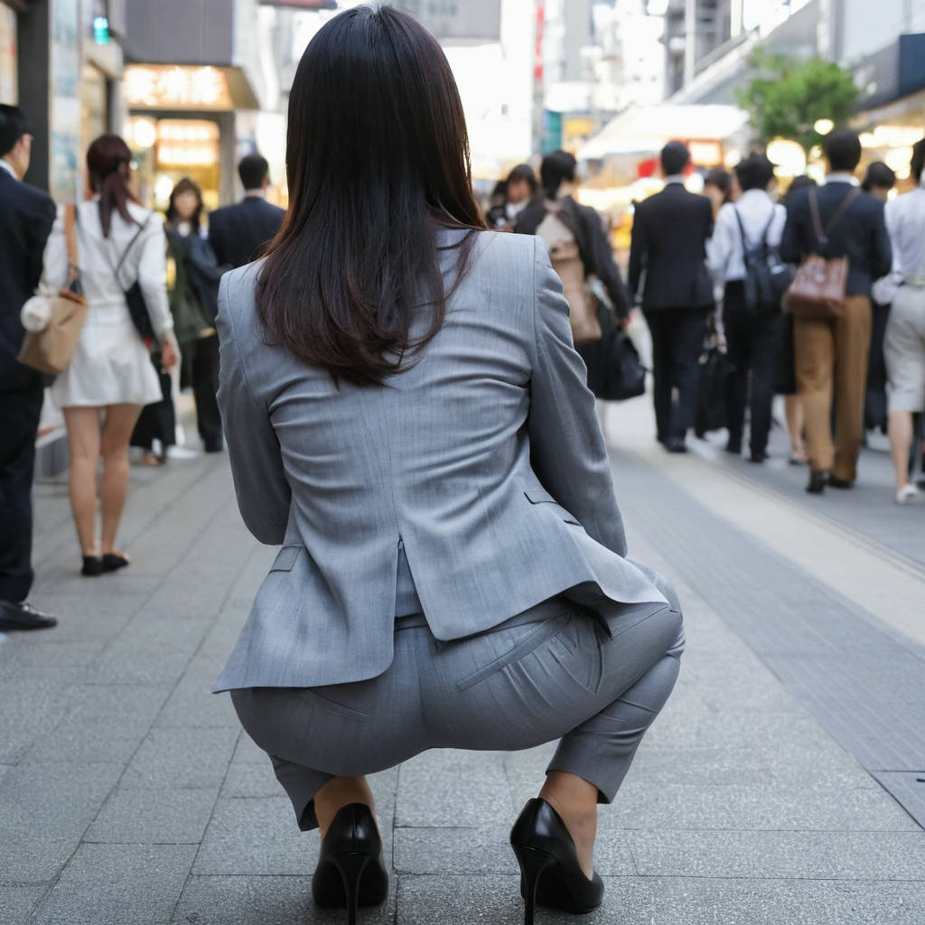 hot ass squatting down deeply9