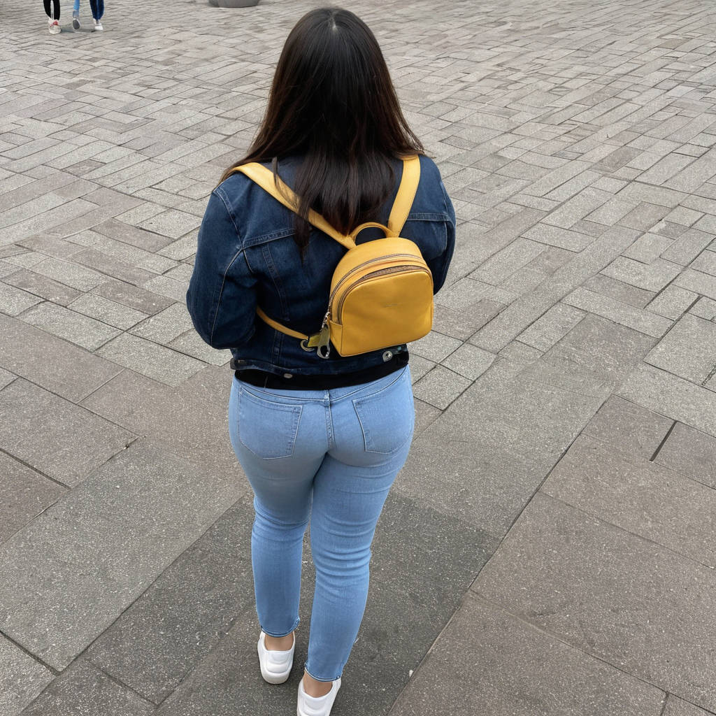 ちょっと上から俯瞰してみる街撮りデカ尻お姉さん達14枚目