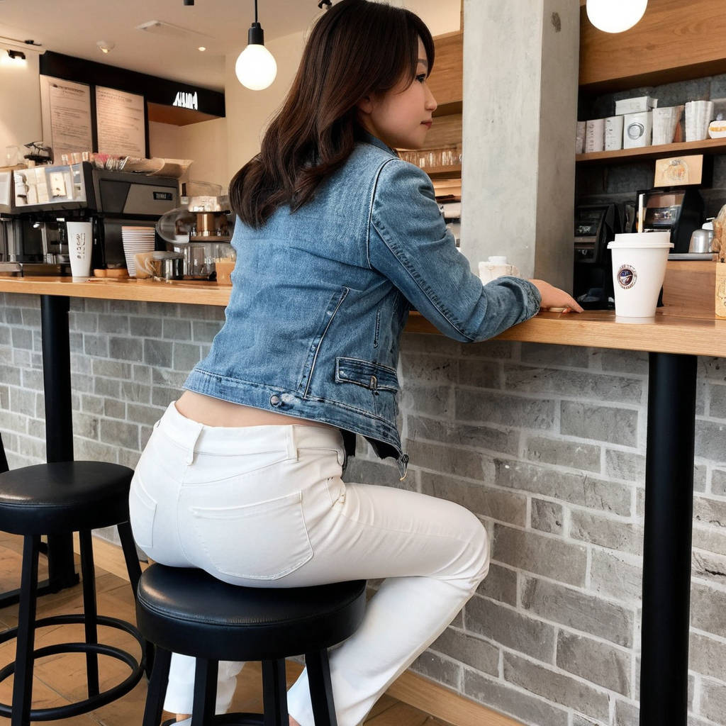 フードコートで休憩中の座り尻画像17