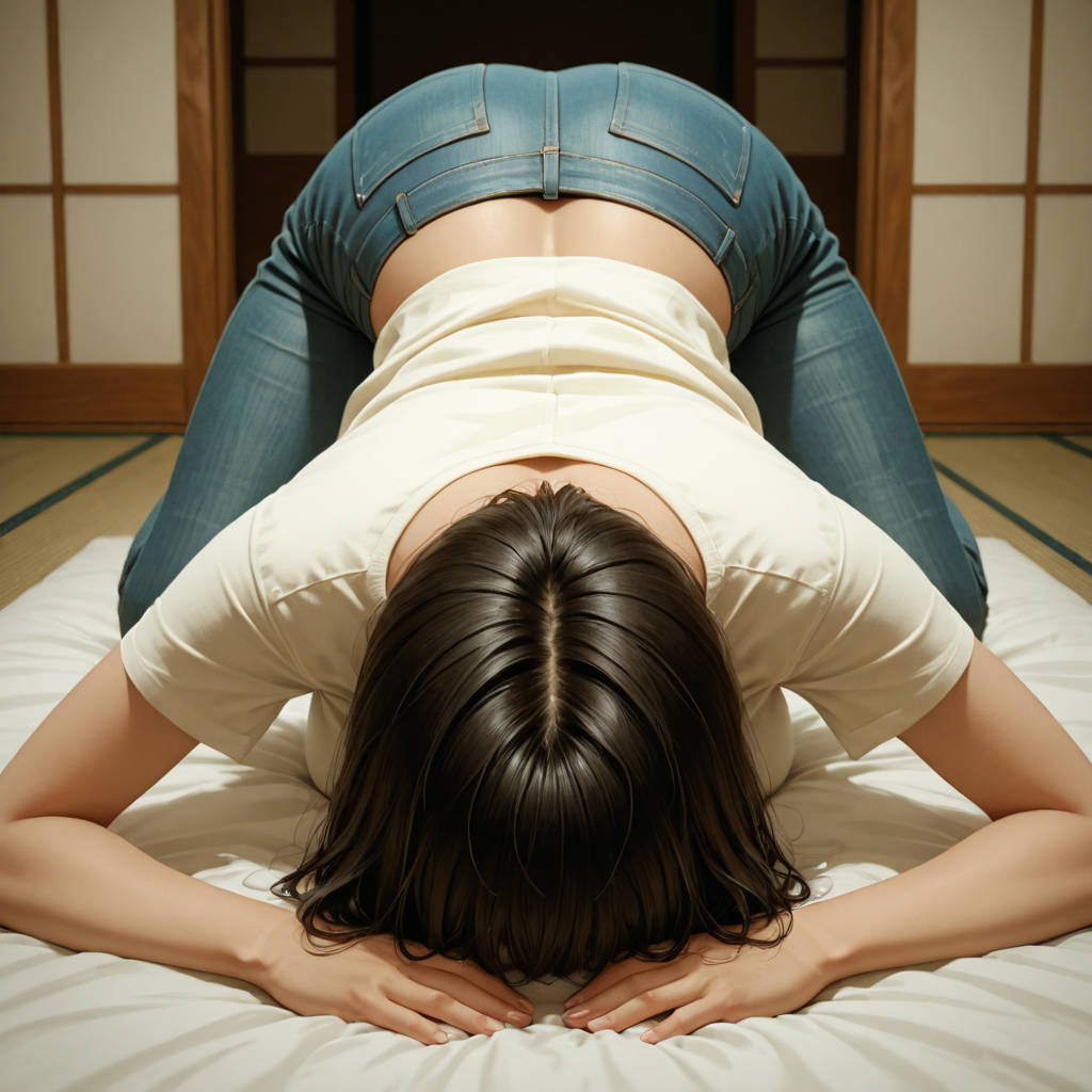 お尻大きすぎなデカ尻さんの四つん這い画像20